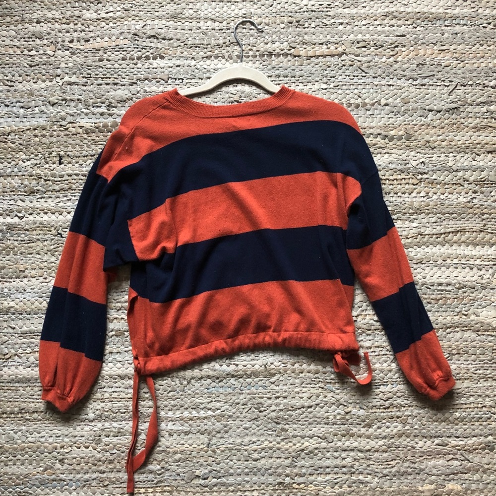 NWOT Aerie Striped Tie Sweater